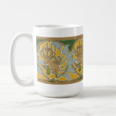 Art Nouveau Flower Border - Mok (Links)
