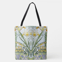 Art Nouveau Flower Garden Tote Bag