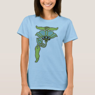 Art Nouveau Flower T-shirt