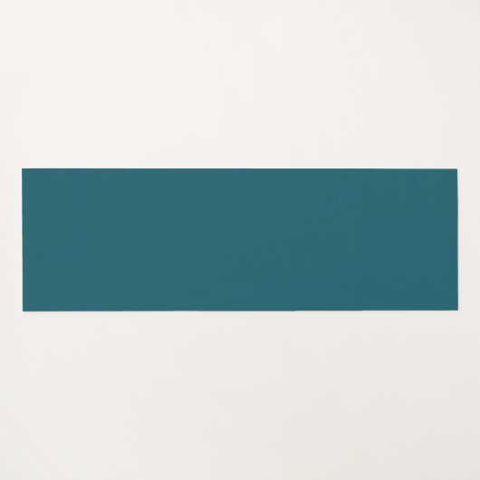 Art Nouveau Flowers in Blue Yogamat (Achterkant (horizontaal))