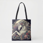 Art Nouveau Flowing Lines of Beauty Tote Bag (Voorkant)