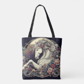 Art Nouveau Flowing Lines of Beauty Tote Bag (Achterkant)