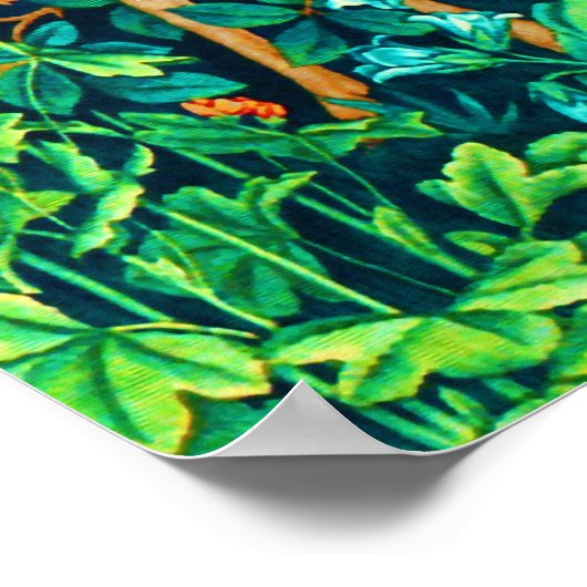 Art Nouveau Forest Deer Tapestry Print (Hoek)