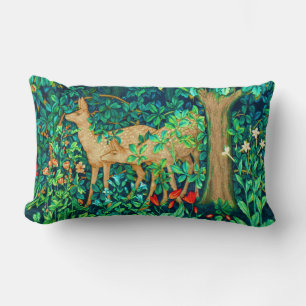Art Nouveau Forest Deer Tapestry Print Kussen