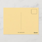 art nouveau foto Happy Birthday, nimf Briefkaart (Achterkant)