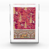 Art nouveau fox fazant Foxglove verneuil Fotoblokken (Voorkant)