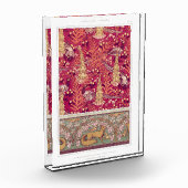 Art nouveau fox fazant Foxglove verneuil Fotoblokken (Links)