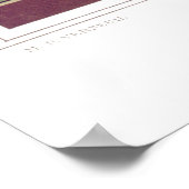 Art nouveau fox fazant Foxglove verneuil Poster (Hoek)