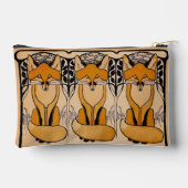 Art Nouveau Foxes Etui (Achterkant)