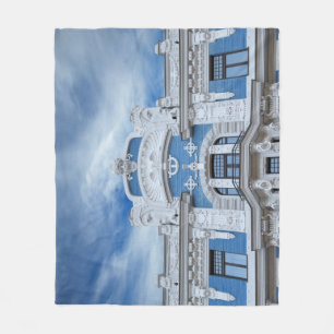 Art Nouveau Fragment: Riga's architectonische deta Fleece Deken