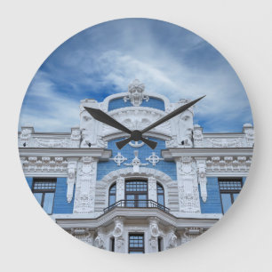 Art Nouveau Fragment: Riga's architectonische deta Grote Klok