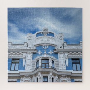 Art Nouveau Fragment: Riga's architectonische deta Legpuzzel