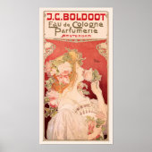 Art Nouveau Fragrance en Rozen Poster (Voorkant)