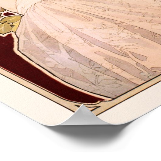 Art Nouveau Fragrance en Rozen Poster (Hoek)