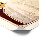 Art Nouveau Fragrance en Rozen Poster (Hoek)