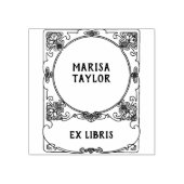 Art nouveau frame ex libris rubberstempel (Afrduk)
