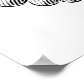  Art Nouveau Frans Chic Cafe Poster (Hoek)