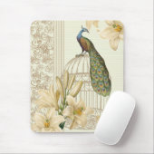 art nouveau frans lily  birdcage peace ock muismat (Met muis)