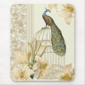 art nouveau frans lily  birdcage peace ock muismat (Voorkant)