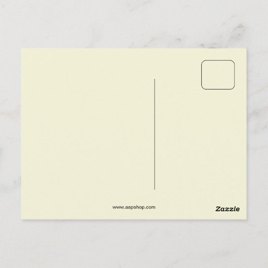  art nouveau French bicycle ad Briefkaart (Achterkant)