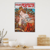 Art Nouveau French Bicycle Ad Poster (Keuken)