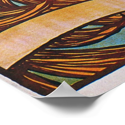 Art Nouveau French Bicycle Ad Poster (Hoek)