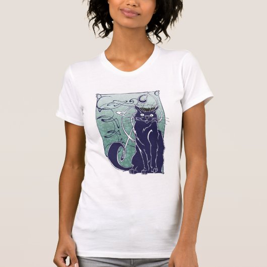Art Nouveau French Cat Shirt (Voorkant)