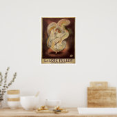 art nouveau French dans & Poster (Keuken)