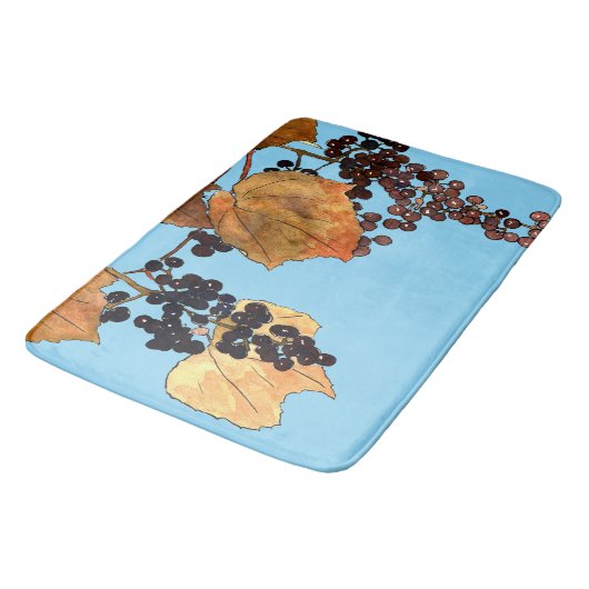 Art Nouveau Frost Druiven Badmat (Gekanteld)