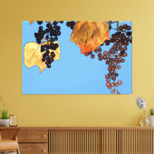 Art Nouveau Frost Druiven Canvas Afdruk (Insitu (Woonkamer))