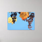 Art Nouveau Frost Druiven Canvas Afdruk (Voorkant)