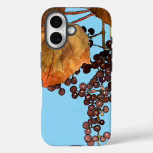Art Nouveau Frost Druiven iPhone 16 Hoesje
