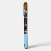 Art Nouveau Frost Druiven Case-Mate iPhone Case (Achterkant / Links)