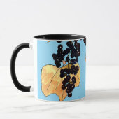 Art Nouveau Frost Druiven Mok (Links)