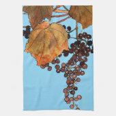 Art Nouveau Frost Druiven Theedoek (Verticaal)