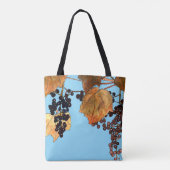 Art Nouveau Frost Druiven Tote Bag (Achterkant)