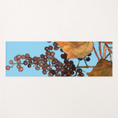 Art Nouveau Frost Druiven Yogamat (Voorkant (horizontaal))