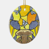 Art Nouveau Fungi Keramisch Ornament (Rechts)