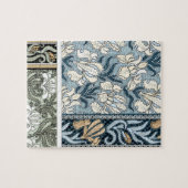  Art Nouveau, Garden Iris Flowers Legpuzzel (Horizontaal)