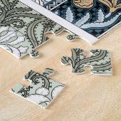  Art Nouveau, Garden Iris Flowers Legpuzzel (Zijkant)