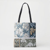  Art Nouveau, Garden Iris Flowers Tote Bag (Voorkant)