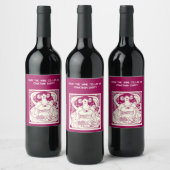 Art Nouveau Garden Label Wijn Etiket (Flessen)