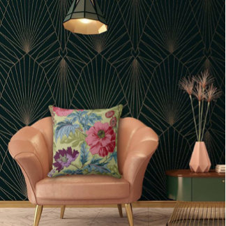 Art Nouveau Garden Muse Design Kussen