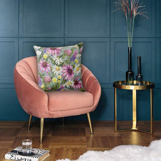 Art Nouveau Garden Muse Design Kussen