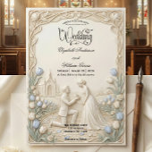 Art Nouveau Garden Proposal Traditional Wedding   Kaart