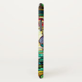 Art nouveau gebrandschilderd glas bloemmotief Case-Mate iPhone case (Achterkant / rechts)