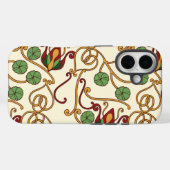 Art Nouveau-geïnspireerd bloemendesign Case-Mate iPhone Case (Achterkant (horizontaal))