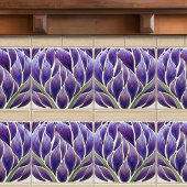 Art Nouveau-geïnspireerd Lissabon Jacaranda Blosso Tegeltje