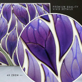 Art Nouveau-geïnspireerd Lissabon Jacaranda Blosso Tegeltje