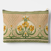 Art Nouveau Gele Boeketten Medaillon Bruiloft Etui (Achterkant)